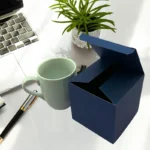 Blue Colour Mug Box – Perfect for Gifting & Storage 4x4x4 inch - Image 2