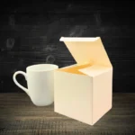 White Colour Mug Box – Perfect for Gifting & Storage 4x4x4 inch