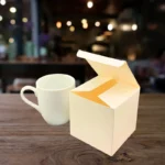 White Colour Mug Box – Perfect for Gifting & Storage 4x4x4 inch - Image 2