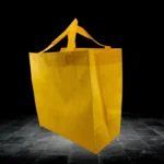 Yellow Non-Woven Shopping Bag – 14H×12L×7W Inch