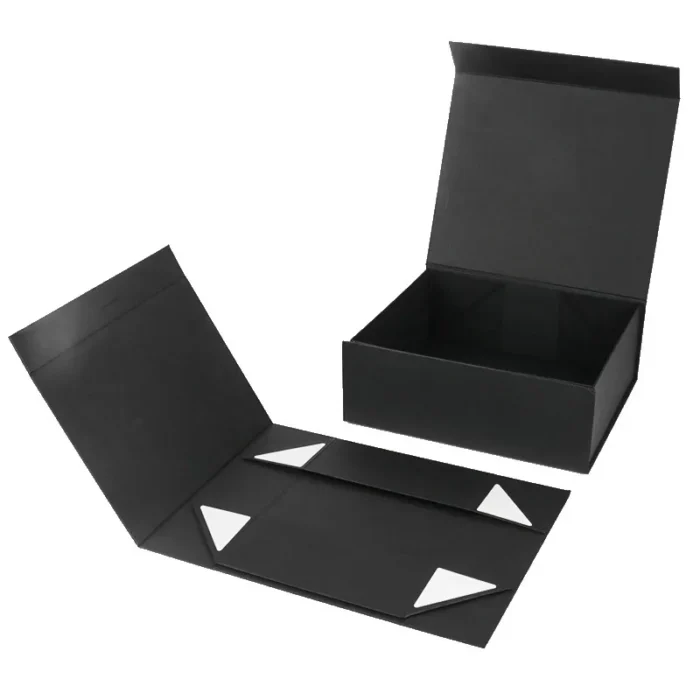 black folding box Black Folding Gift Box - 11x8x3.5 Inch - Image 1