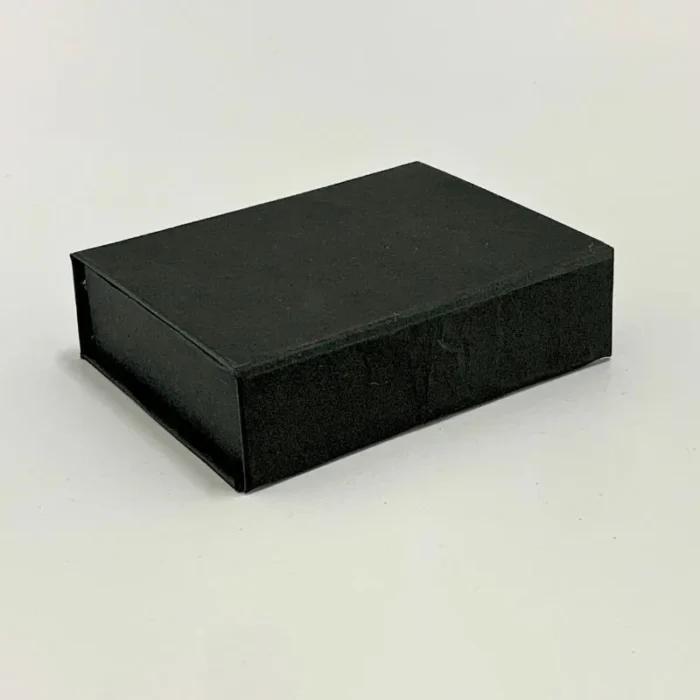 Black magnetic book-style Custom USB Drive Gift Box with custom inner