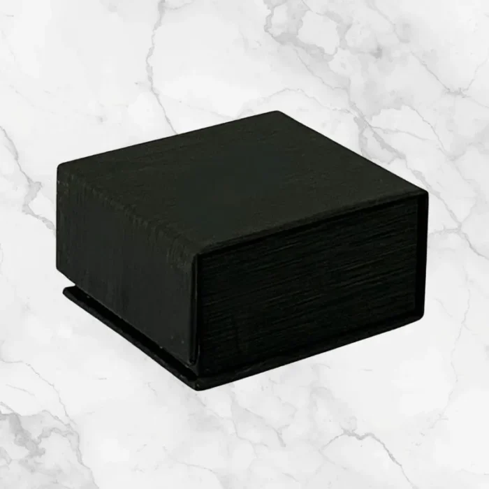 Black Cardboard Ring Box