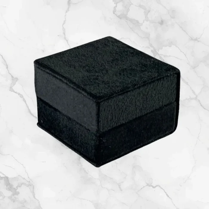 Black Velvet Ring Box
