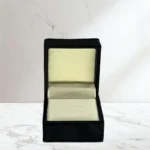 Black Velvet Ring Box