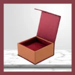 Red & Orange Cardboard Ring Box