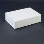 Premium White Custom USB Drive Gift Box – Magnetic Book-Style Corporate Packaging - Image 4