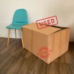 An extra-large, unprinted brown used corrugated boxes unit made of 5-ply cardboard