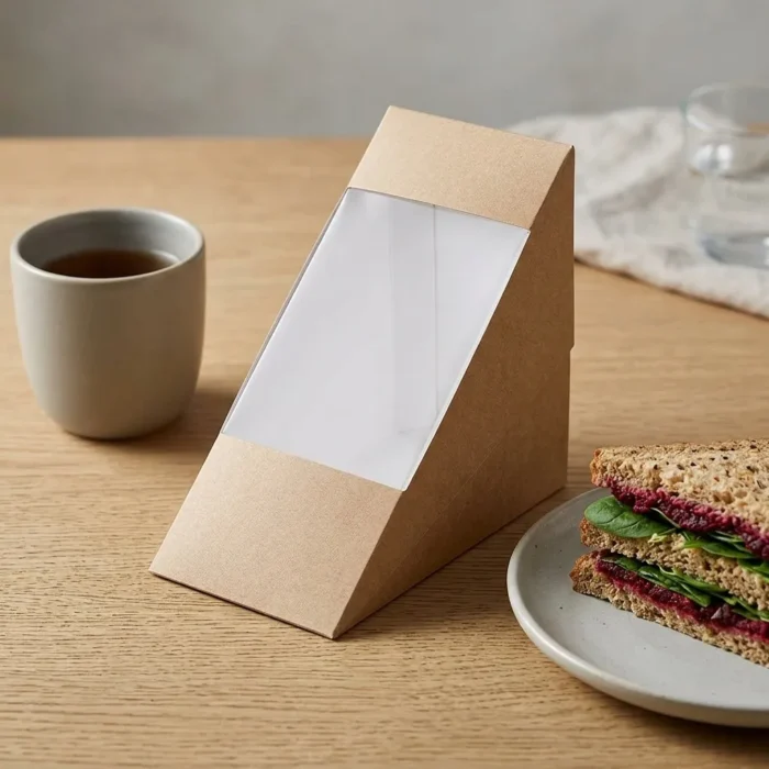 kraft-triangular-sandwich-box-wedge