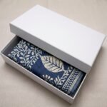 400gsm gray back cardboard saree box