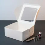 10x10x4 White cake Box – Multi-Purpose Box with Window