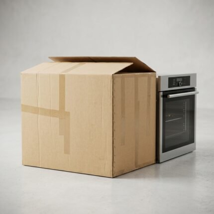 Used Corrugated Boxes (24x30.5x25 Inch) – Heavy-Duty 5-Ply Craft Brown Storage Cartons