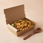Extra Large Kraft Paper Lunch Box (1600ml) – Heavy-Duty Takeaway Container - Image 2