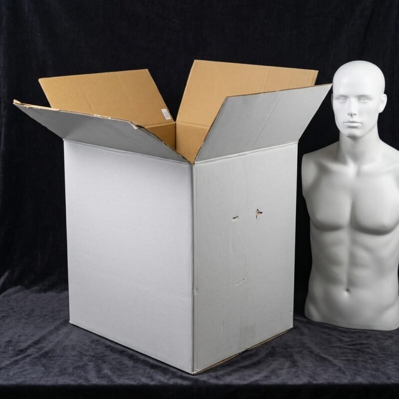 White Gloss Moving Box measuring 19.5x24.5x25.5 inches